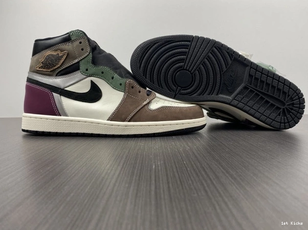 1st Kicks 1 Air OG Jordan Crafted Hand DH3097-001 High 0726